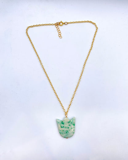 Green Spot Jasper Tulip