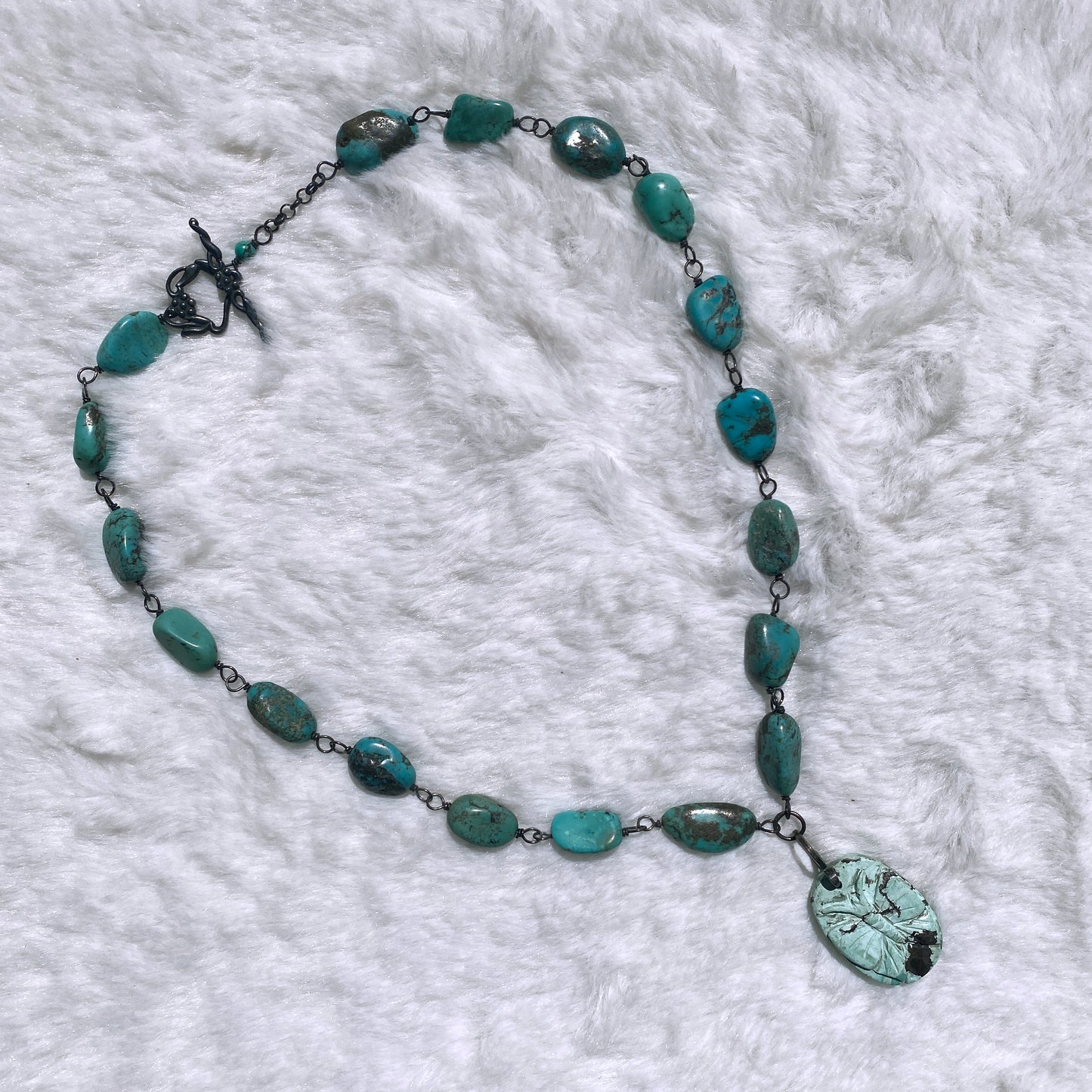 Turquoise Butterfly Necklace