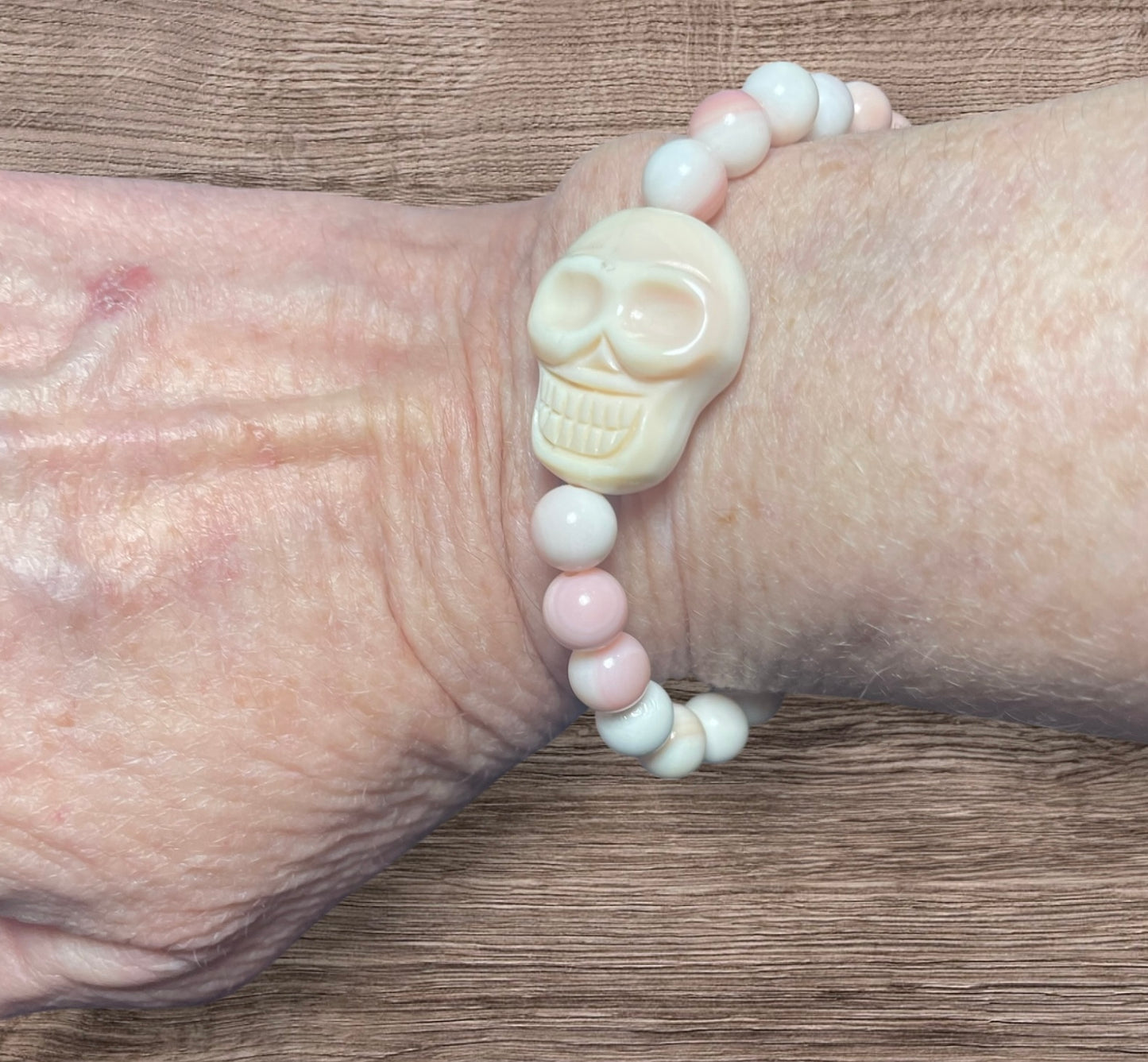 Conch Shell Skull beaded Bracelet