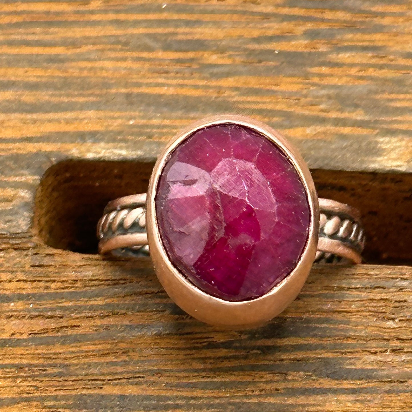 Custom Ruby ring