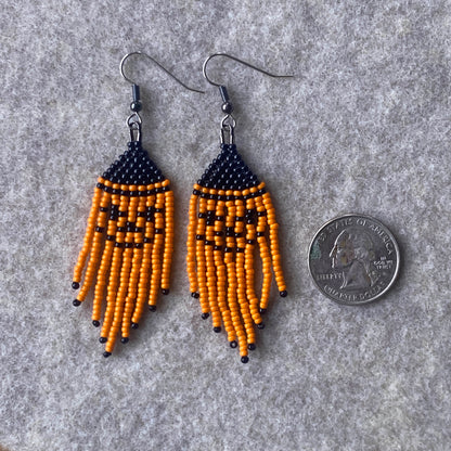 Halloween Jack-o’-lantern Earrings