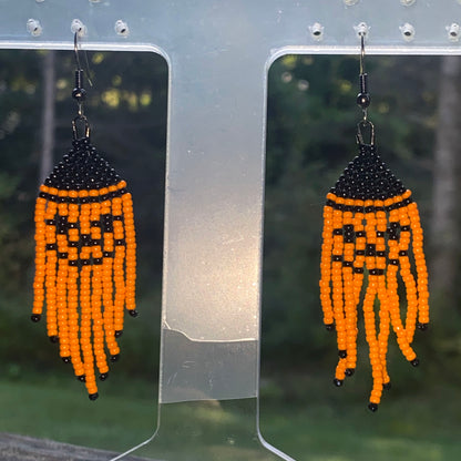 Halloween Jack-o’-lantern Earrings