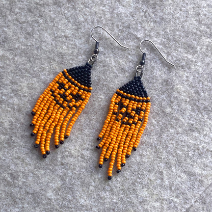 Halloween Jack-o’-lantern Earrings