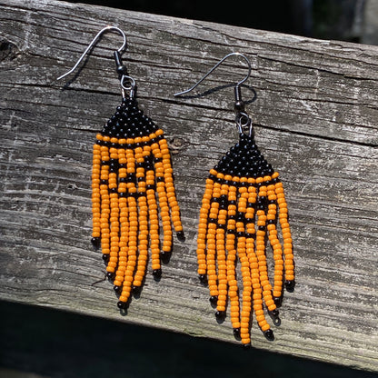 Halloween Jack-o’-lantern Earrings