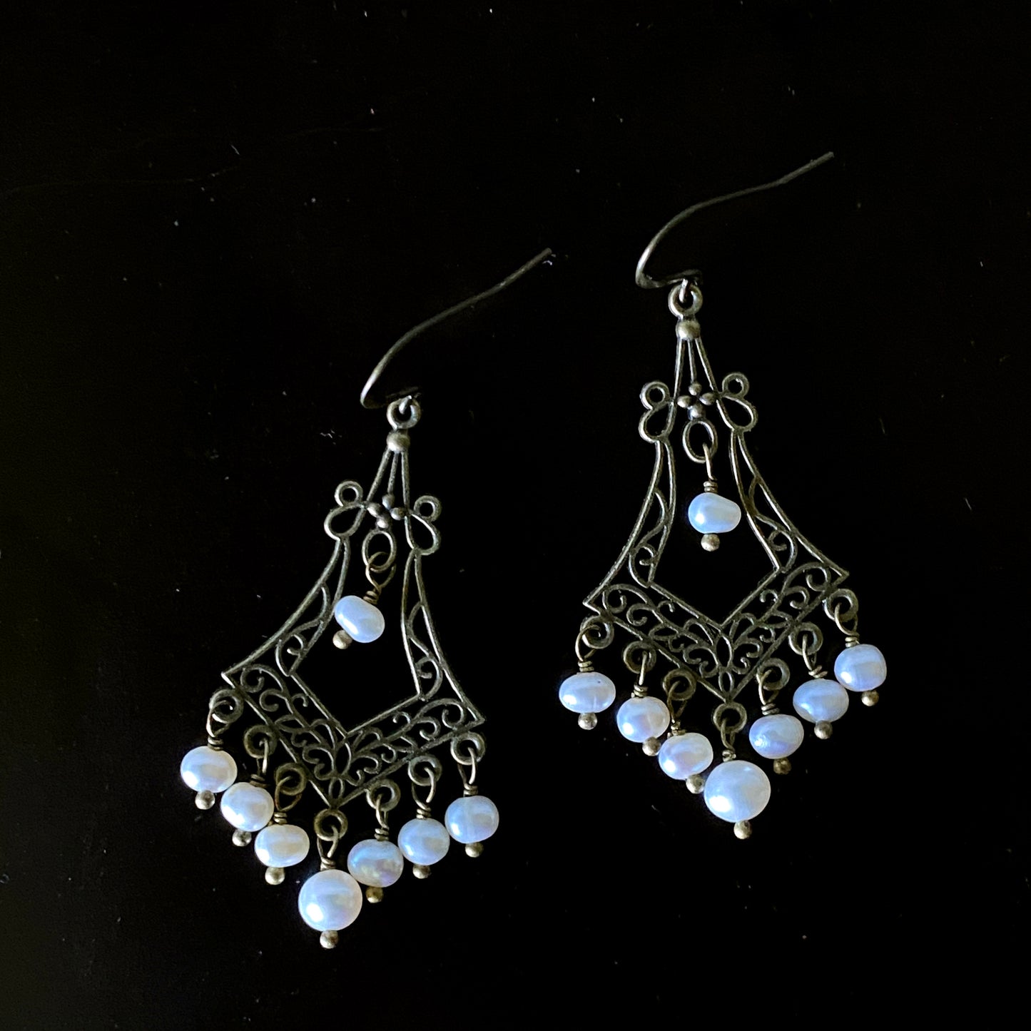 Pearl Chandelier Earrings