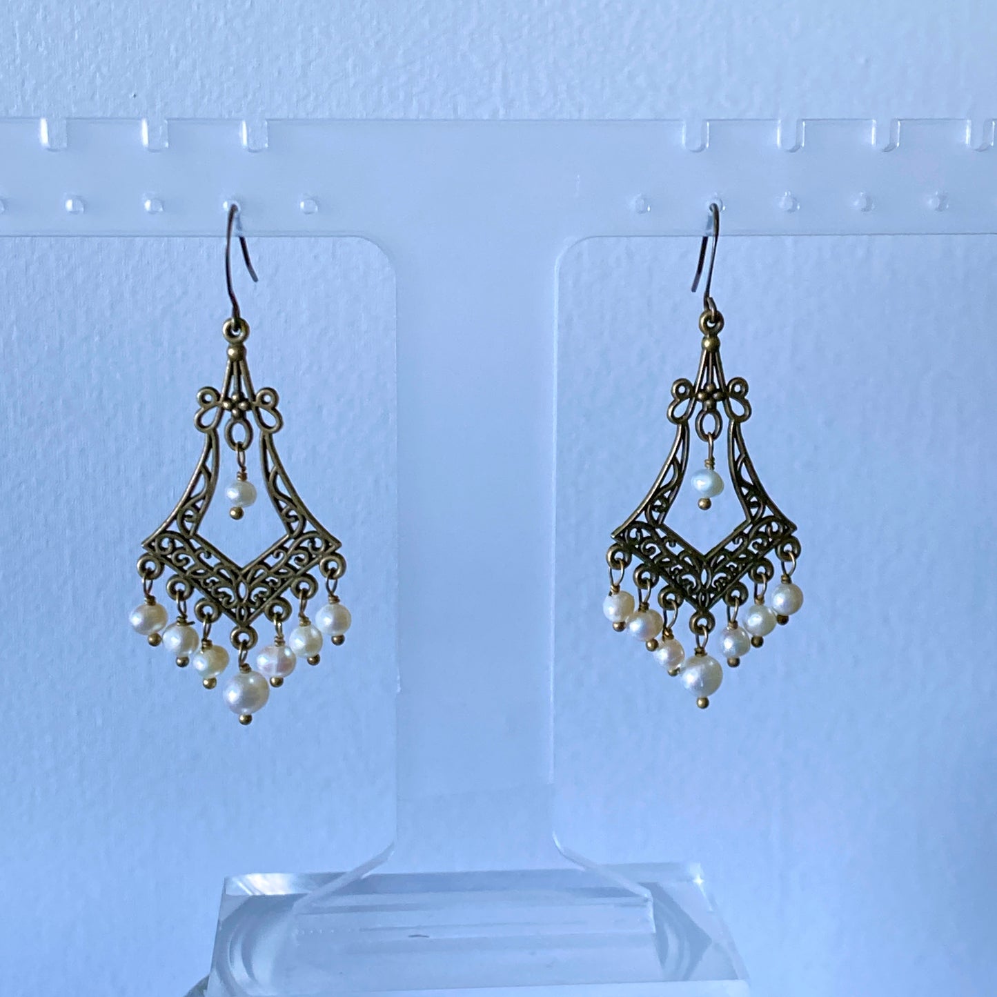 Pearl Chandelier Earrings