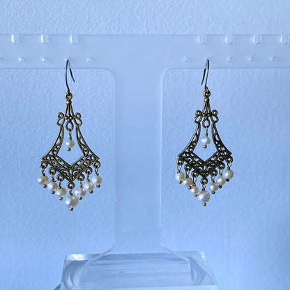 Pearl Chandelier Earrings