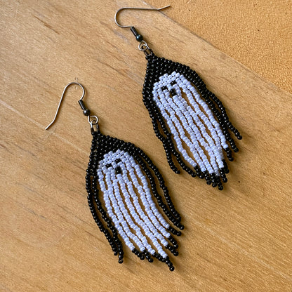 Ghost Fringe Earrings