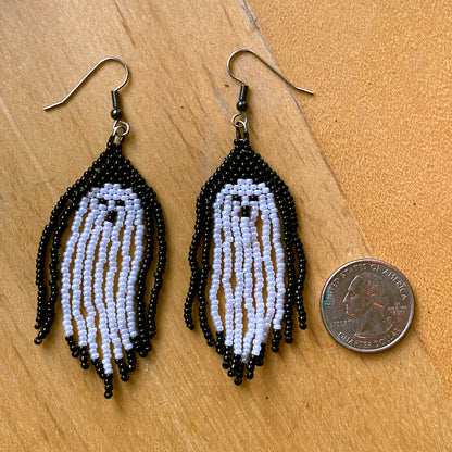 Ghost Fringe Earrings