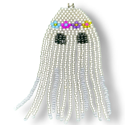 Hippie Ghost Fringe Earrings
