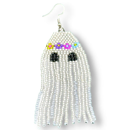 Hippie Ghost Fringe Earrings