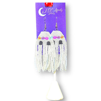 Hippie Ghost Fringe Earrings