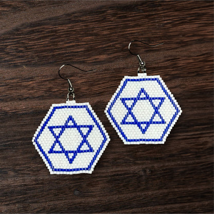 Jewish Star Earrings