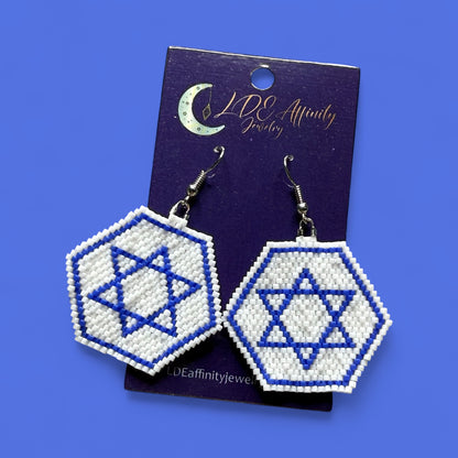 Jewish Star Earrings