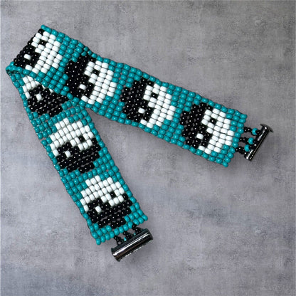 Yin Yang Seed Bead Bracelet