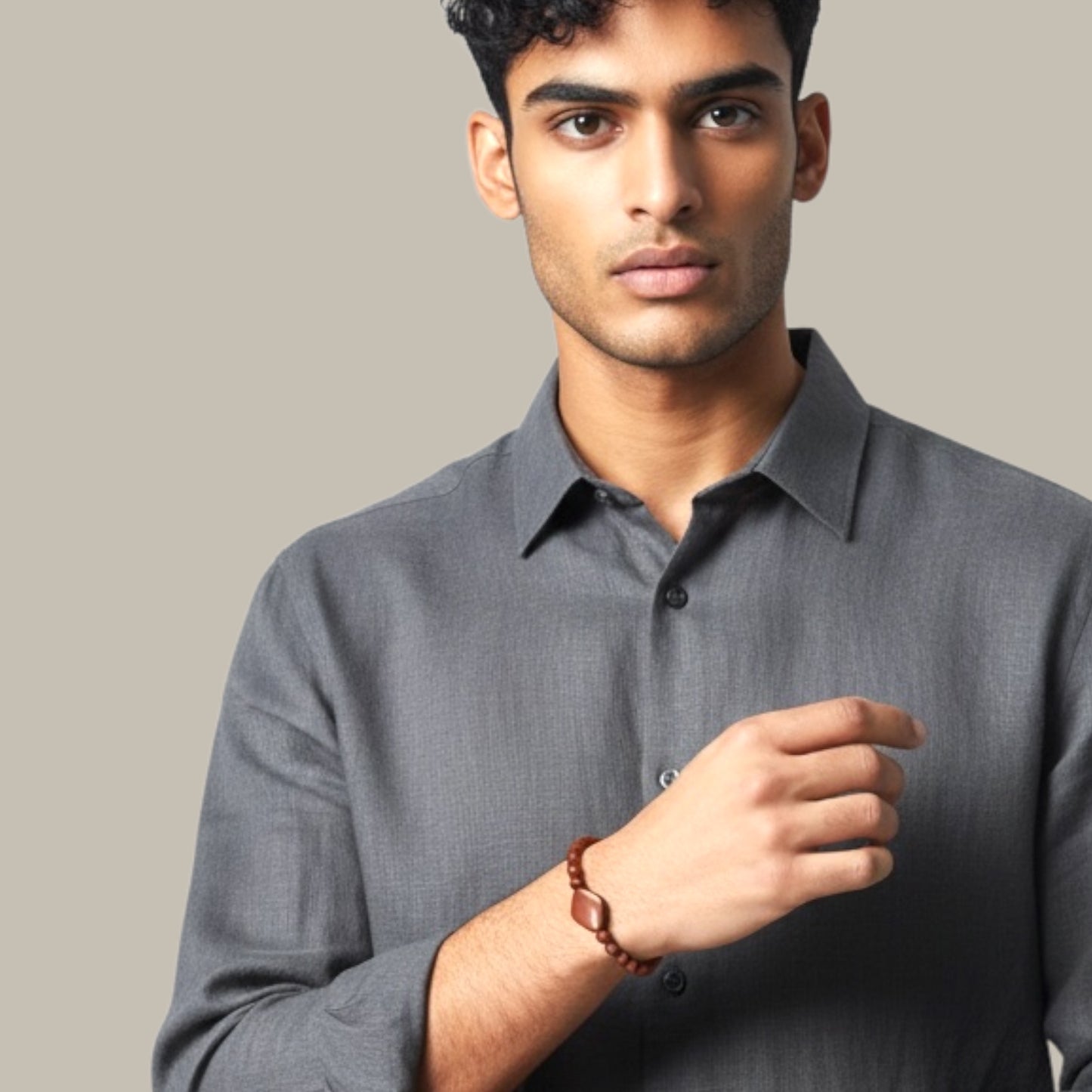 Red Jasper Beaded Bracelet