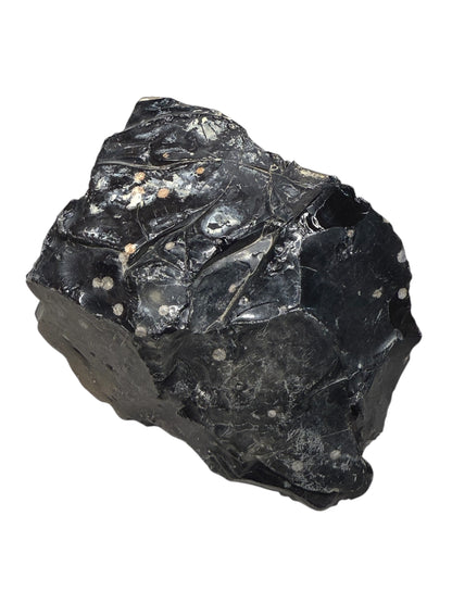 Raw Snowflake Obsidian