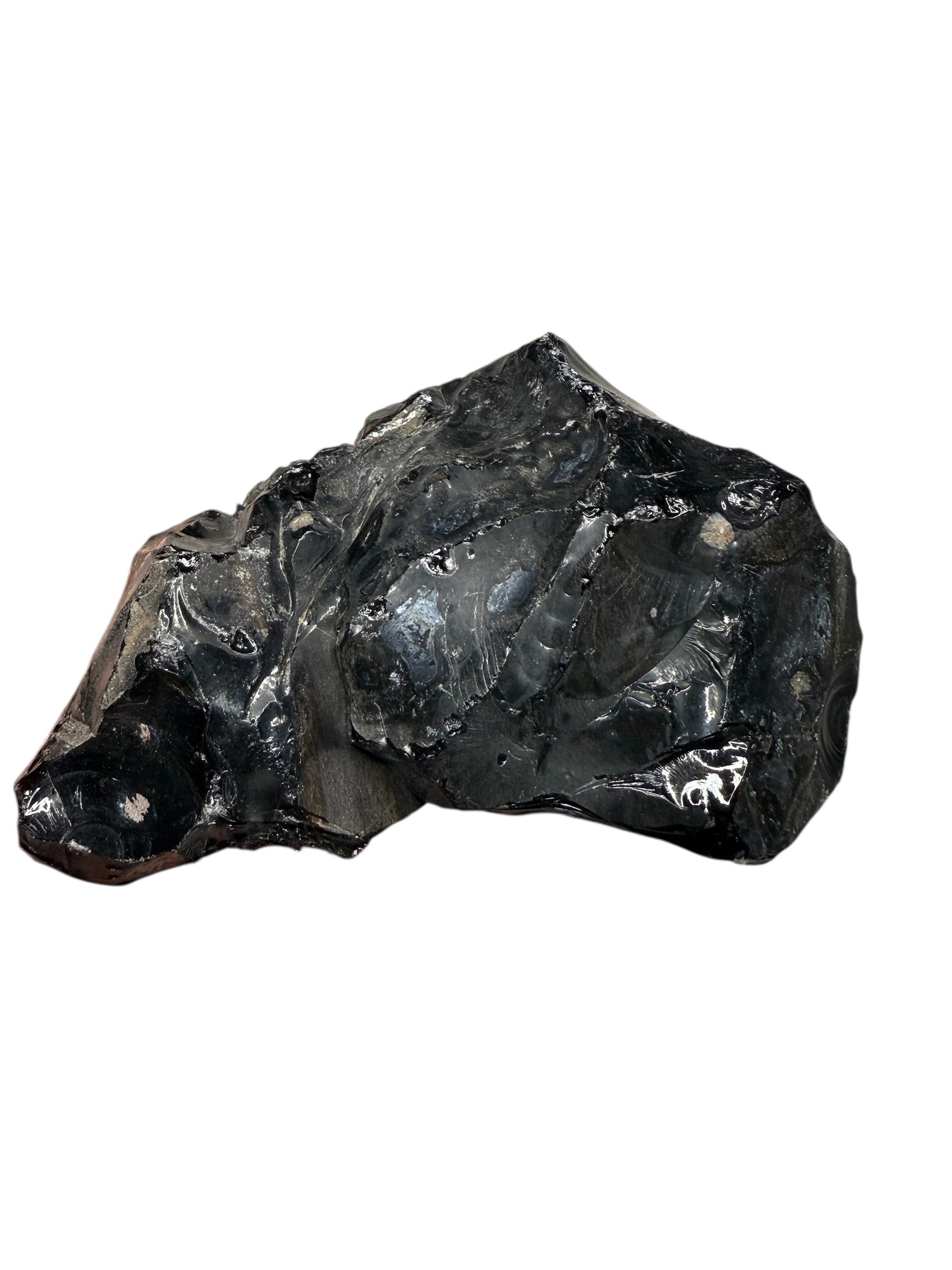 Raw Snowflake Obsidian