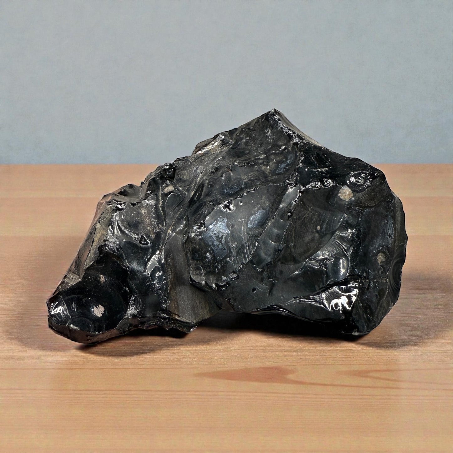 Raw Snowflake Obsidian
