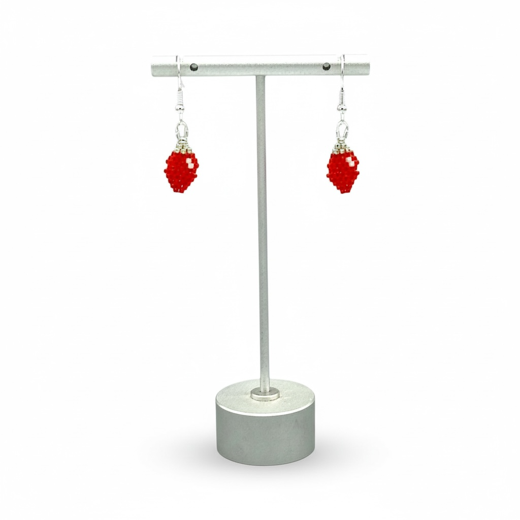 Red Christmas Lights Earrings