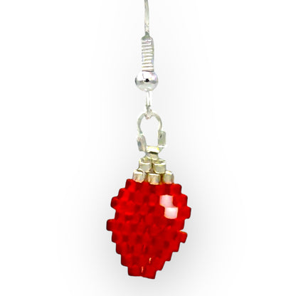 Red Christmas Lights Earrings