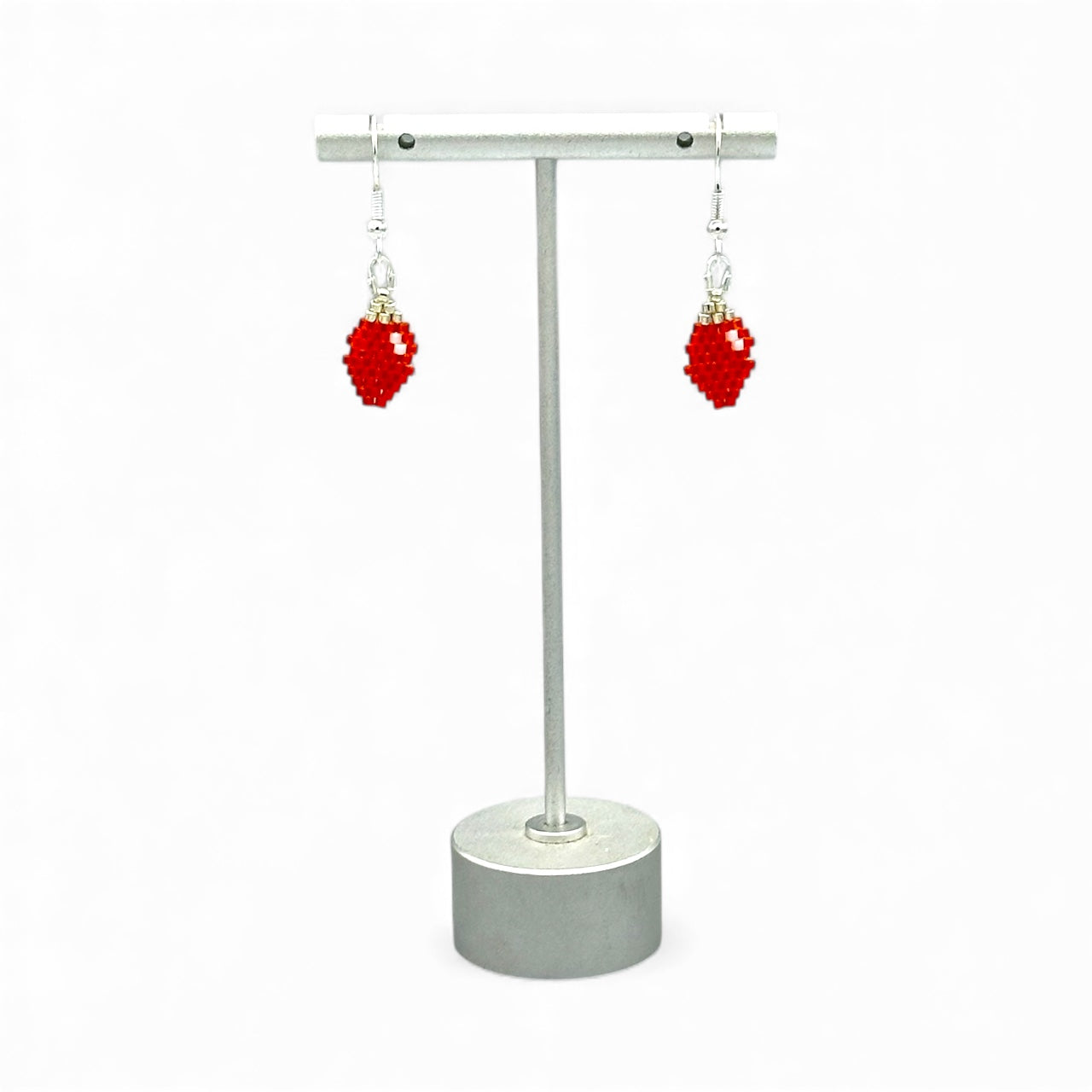 Red Christmas Lights Earrings
