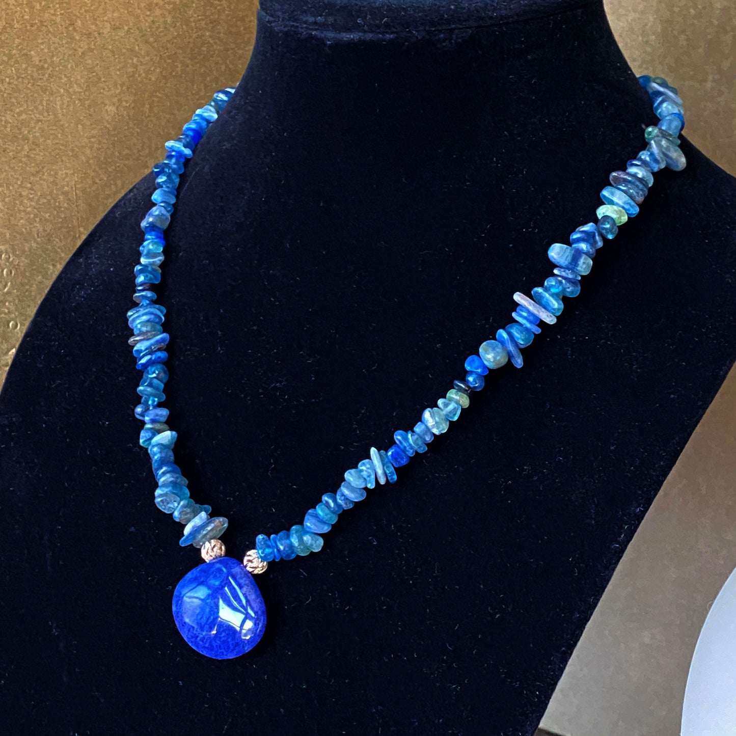 Kyanite and Sterling Silver Necklace