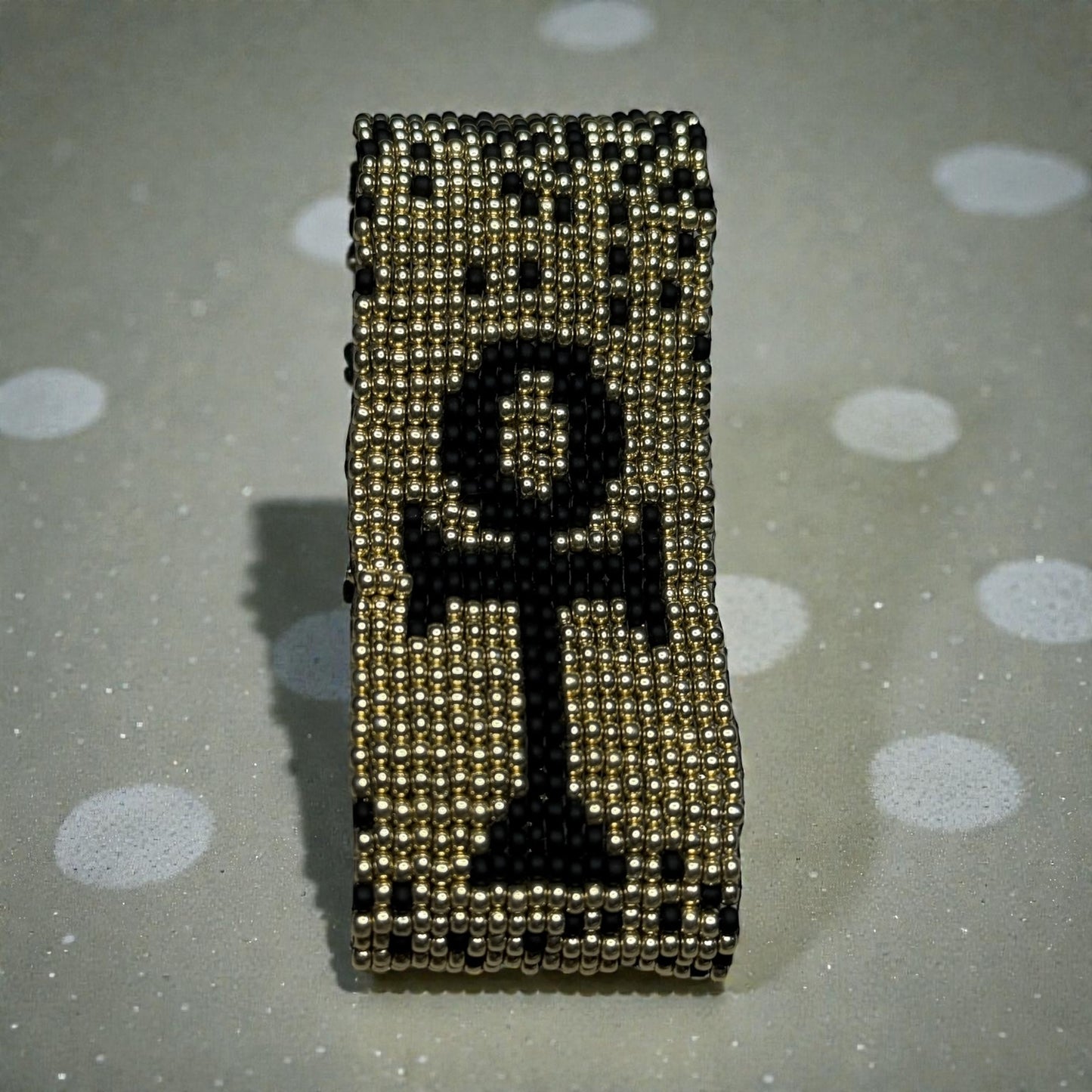 Glass Seed Bead Ankh Bracelet
