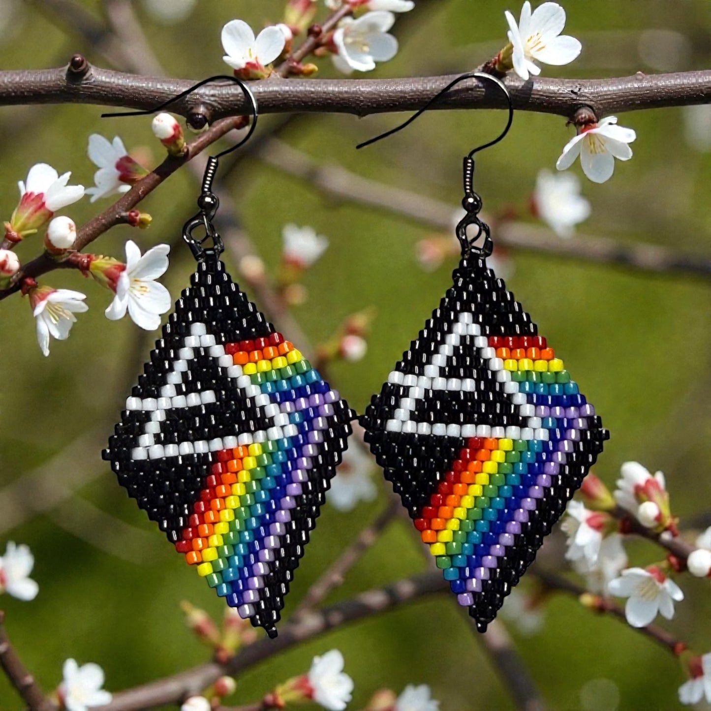 Rainbow Rock Band Earrings