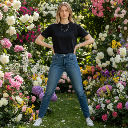Glass beaded Kitty Cat Necklace