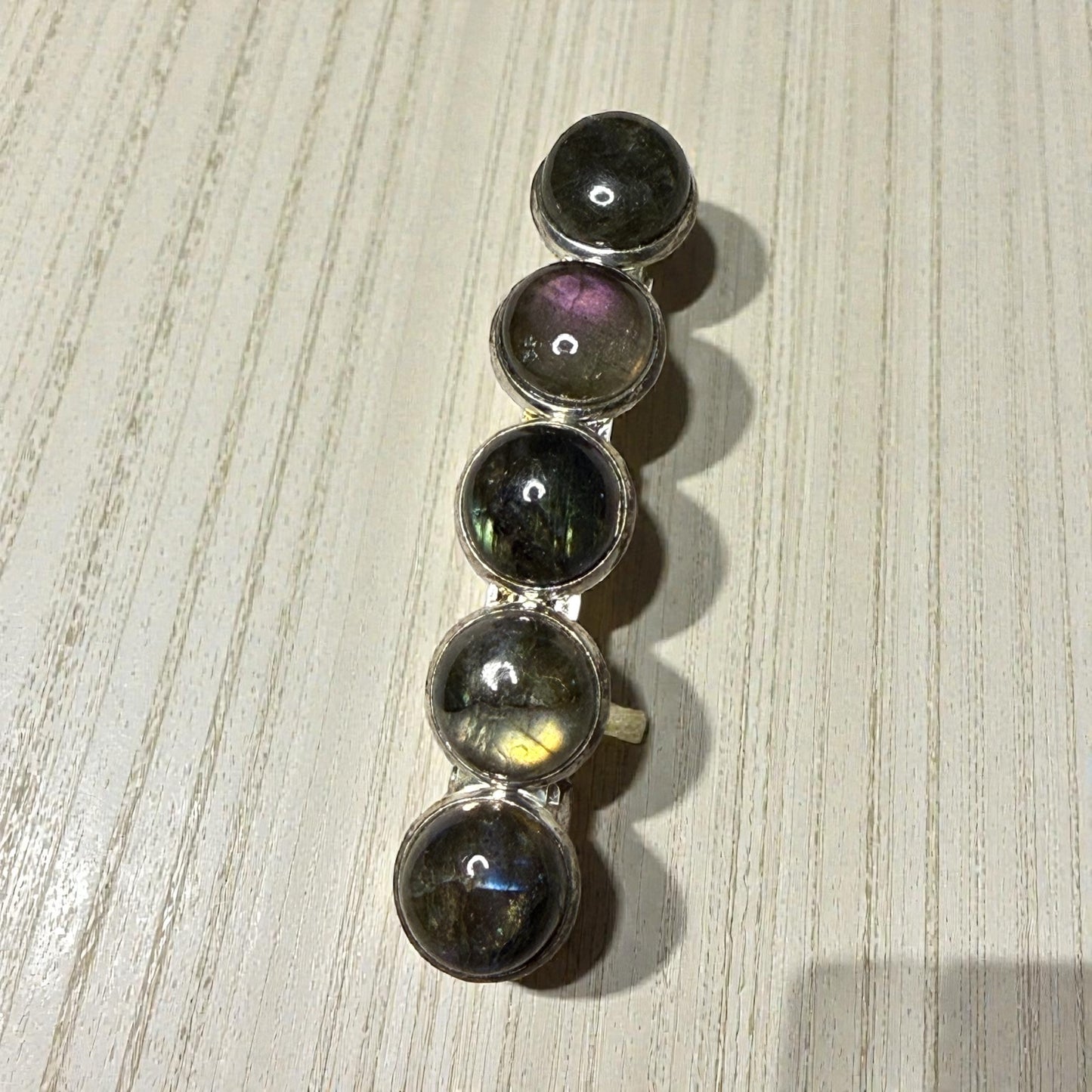 Labradorite French Barrette