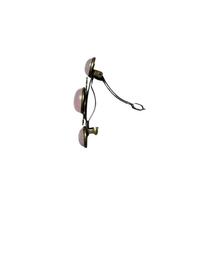 Rose Quartz French Barrette