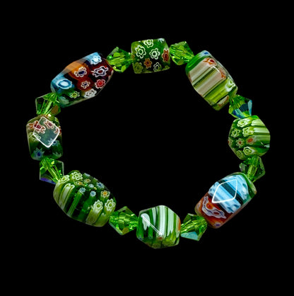 Millefiori Glass Bracelet