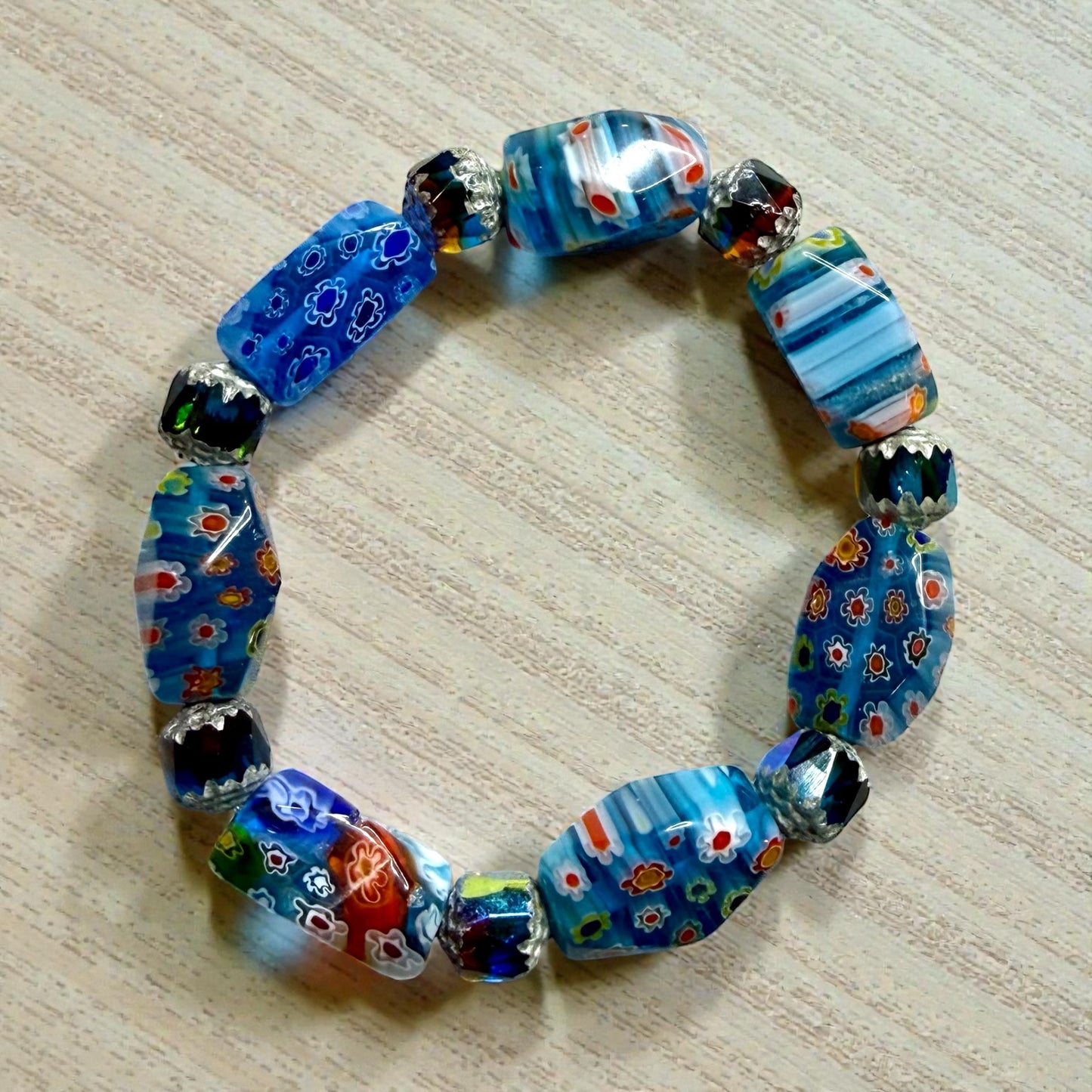 Millefiori Glass Bracelet