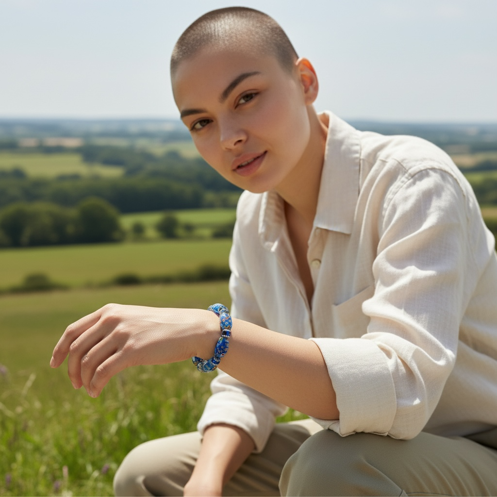 Millefiori Glass Bracelet