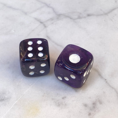 Gemstone Carved Playing Dice