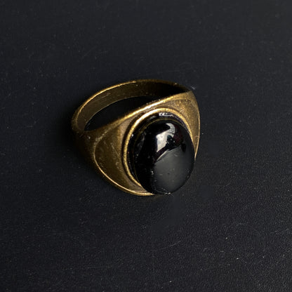 Gemstone Brass Rings