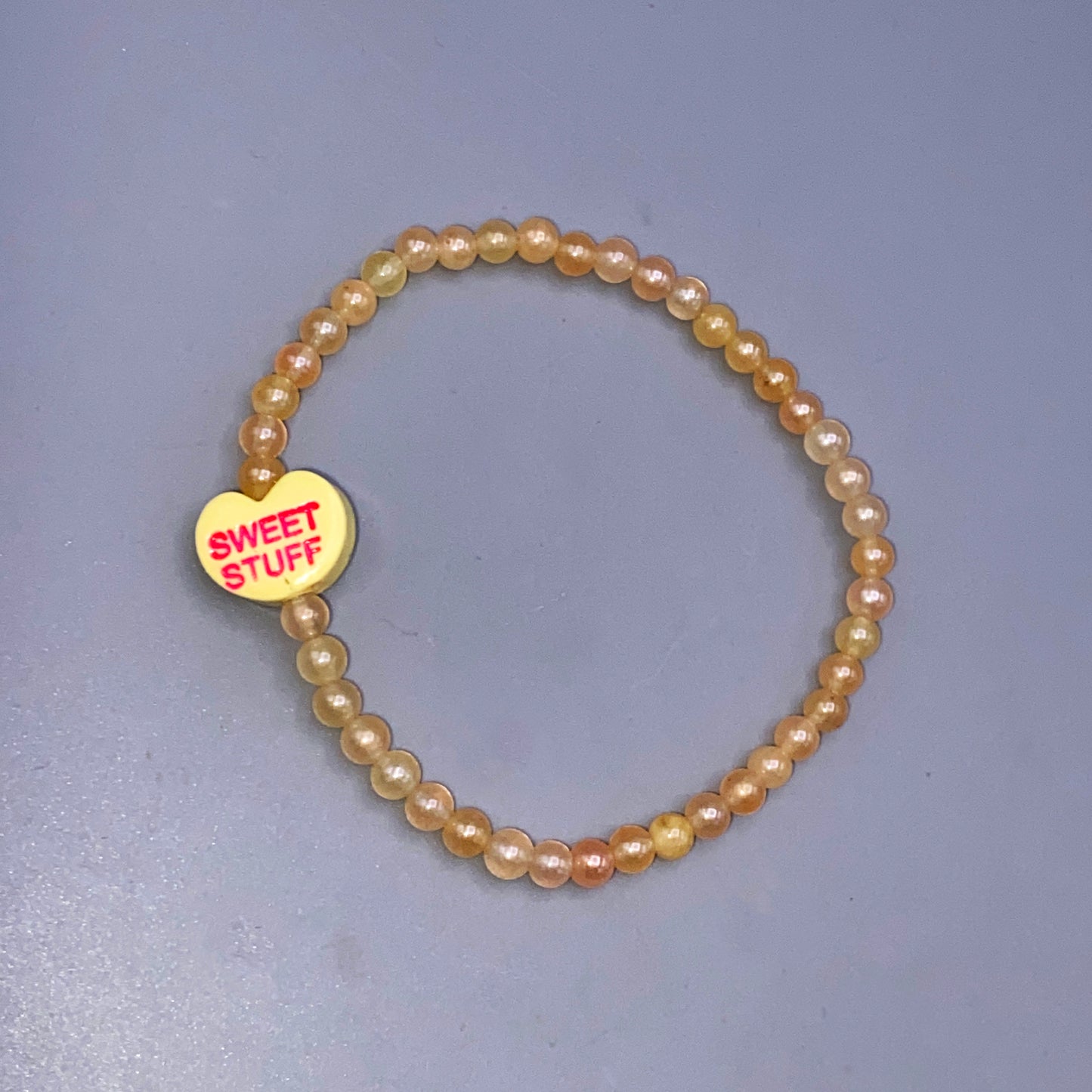 Small Candy Heart Valentine's Phrase Bracelets