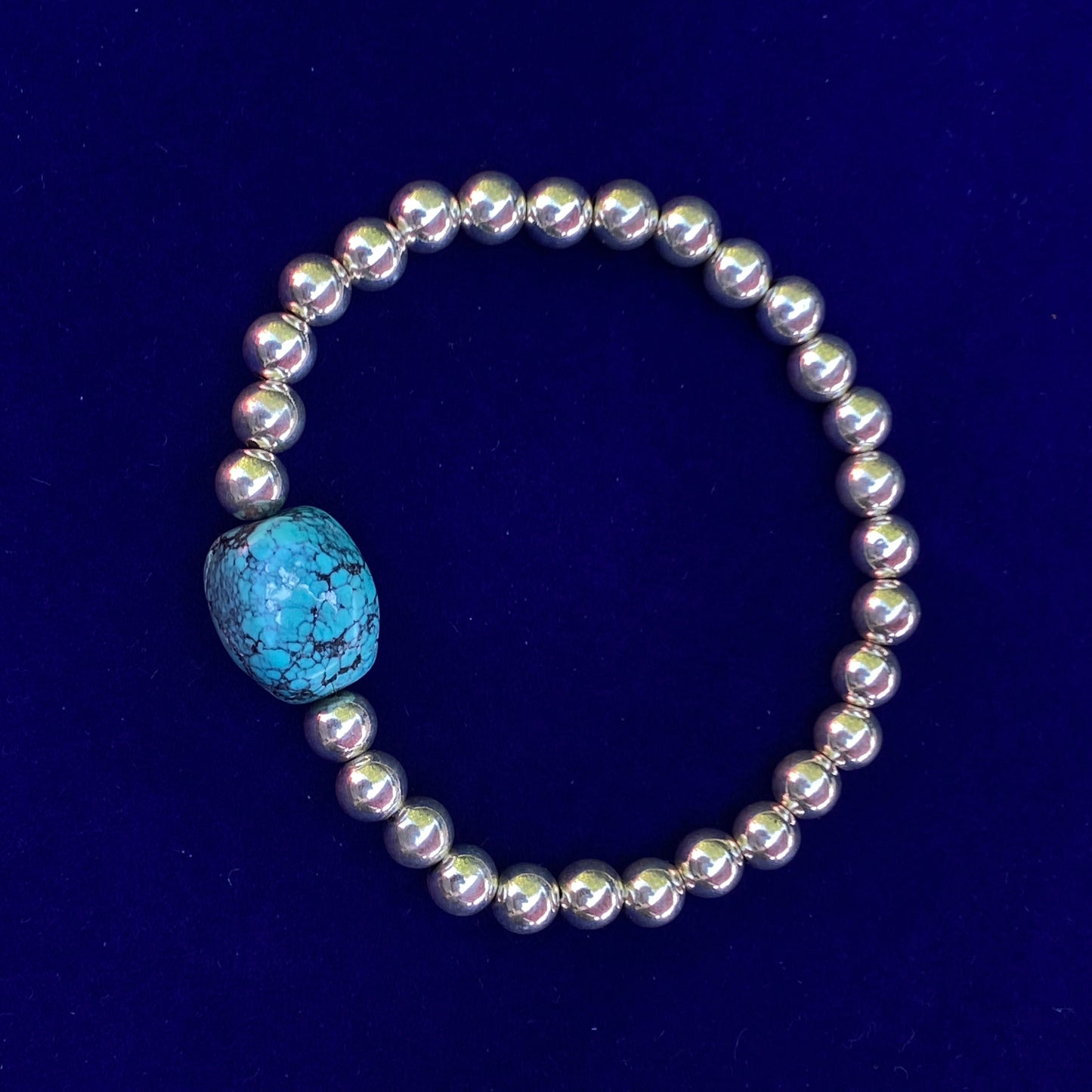 Sterling Silver and Turquoise Bracelet