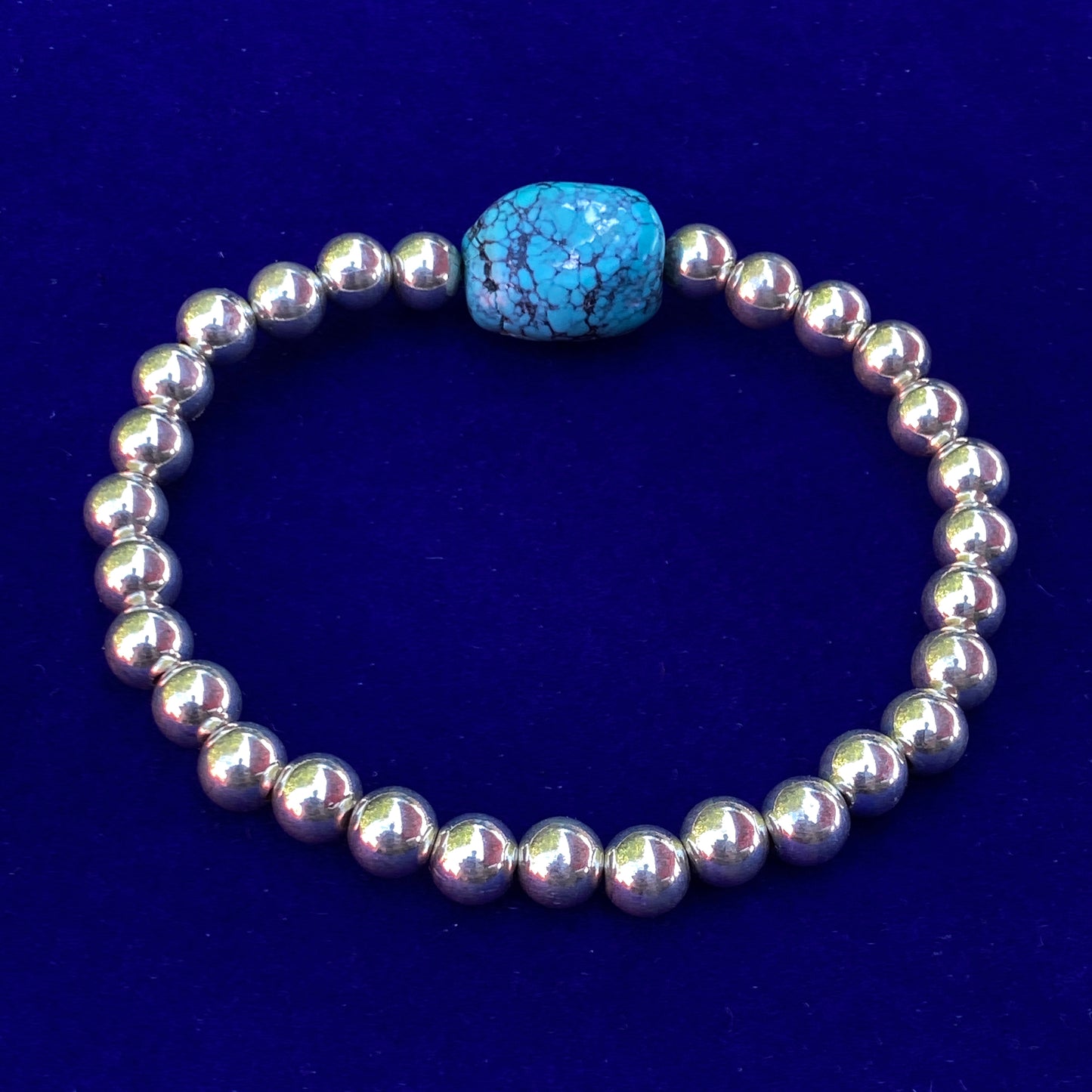 Sterling Silver and Turquoise Bracelet