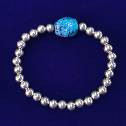 Sterling Silver and Turquoise Bracelet