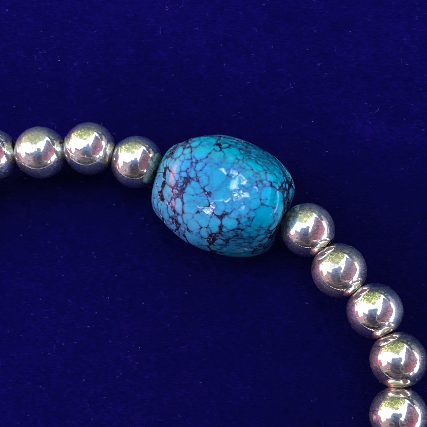 Sterling Silver and Turquoise Bracelet