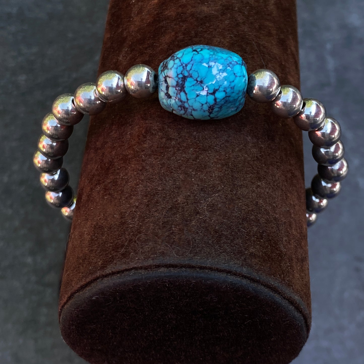 Sterling Silver and Turquoise Bracelet