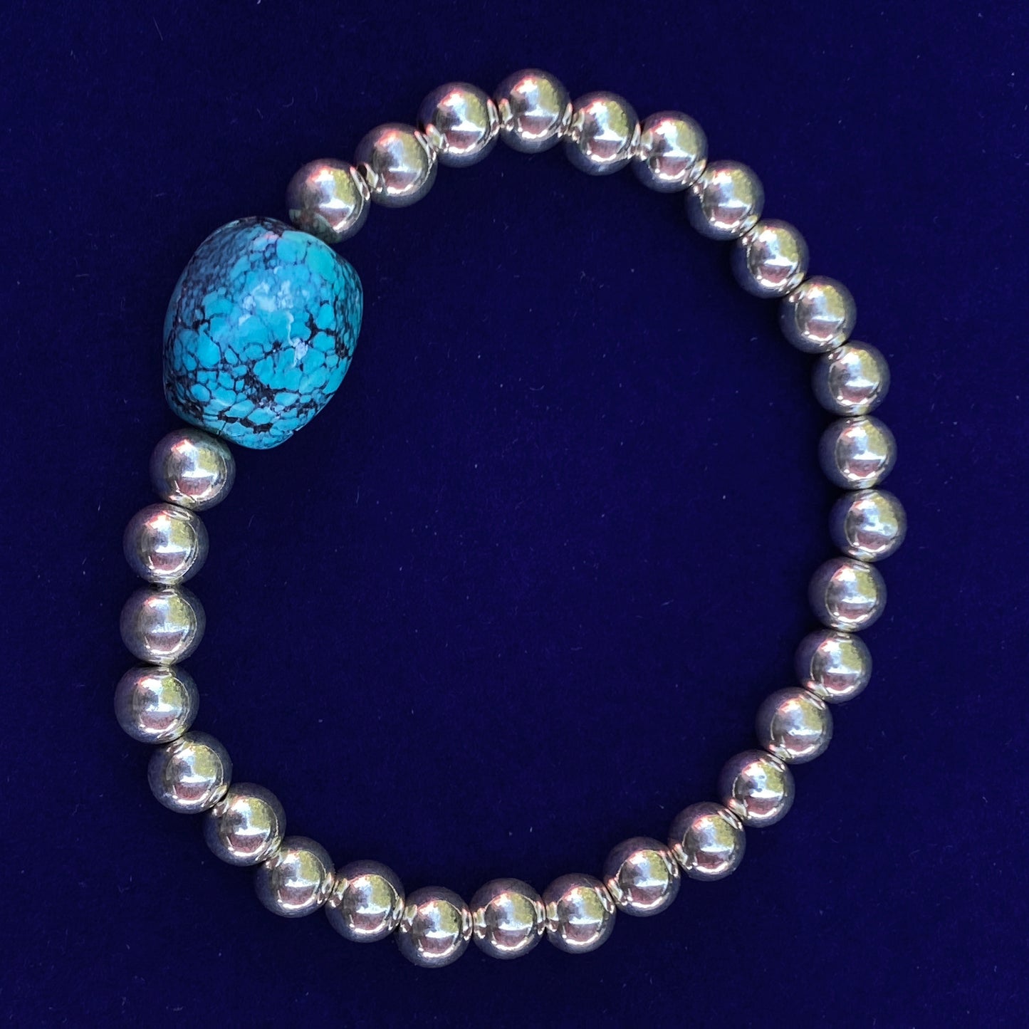 Sterling Silver and Turquoise Bracelet