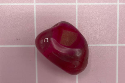 Pink Agate Refrigerator Magnet