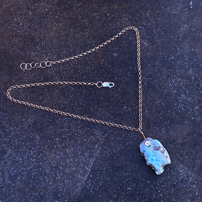 Larimar Pendant Necklace