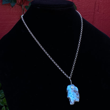 Larimar Pendant Necklace