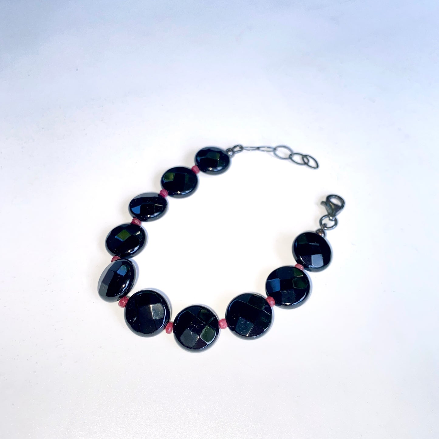 Ruby and Onyx Bracelet