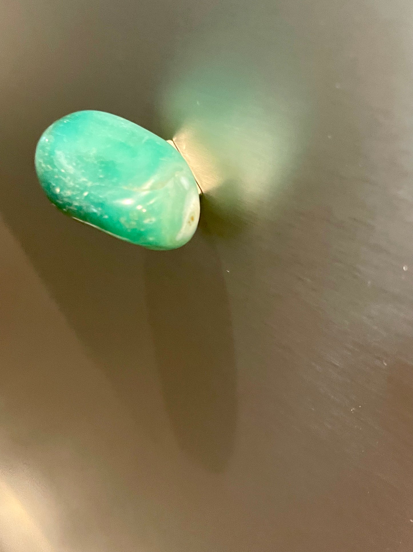 Green Agate Refrigerator Magnet