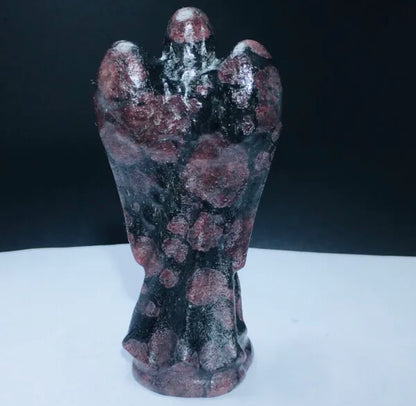 Garnet Angel Figurine